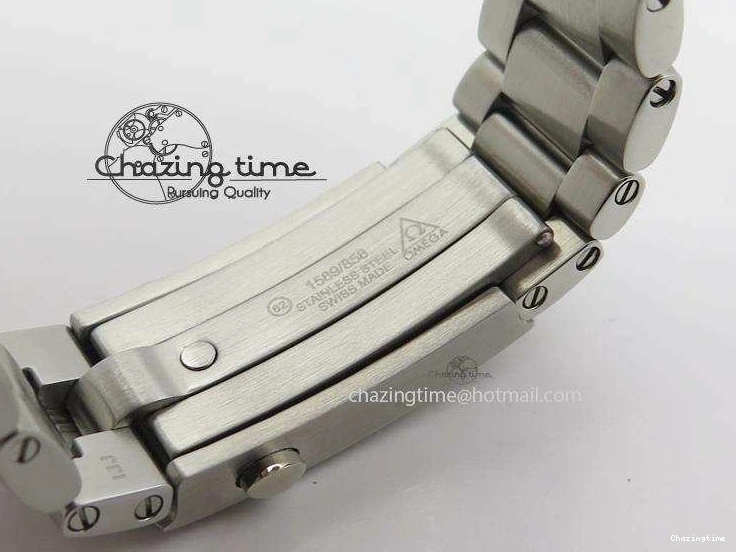 1229 Planet Ocean GMT 42mm V6F 1:1 Best Edition Blue Bezel Orange Numbers On SS Bracelet A Compact 8254